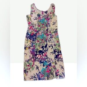 Nicole by Nicole Miller sleeveless sheath dress-floral print